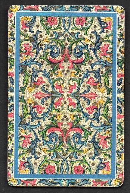 ONE SINGLE VINTAGE Playing Swap Card : PRETTY PAISLEY PATTERN $1.50 ...