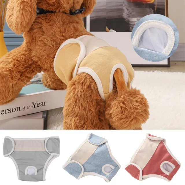 Perro Fisiológico Pantalones Mascota Higiene Seguridad Pañal Higié <