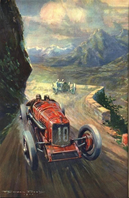 Tableau Sur Toile Déco - Ancienne Voiture De Collection - Format 50x70 Cm - Neuf Sous Film