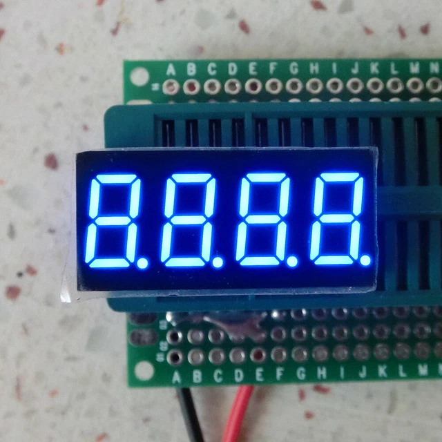 New 0.36" Blue LED 0.36 inch 4 Digit 7 Segment Display Common Anode / Cathode