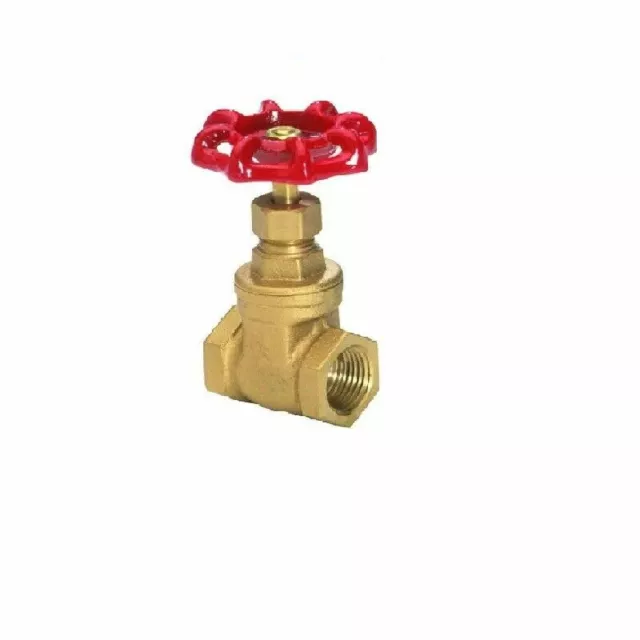 Gate Valve Brass Female Female 32mm 1 1/4" BSP Stop Valve Tap Valve General Purp