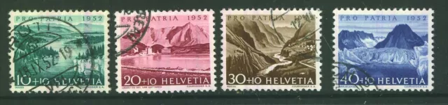 Switzerland 1952 Pro Patria set MISSING SG 536- catalogue £32 - Fine used