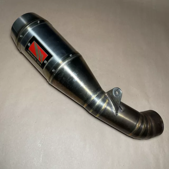 Werkes Usa Exhaust Slip On Muffler Ducati Werkes Usa Exhaust Slip On Muffler Ducati