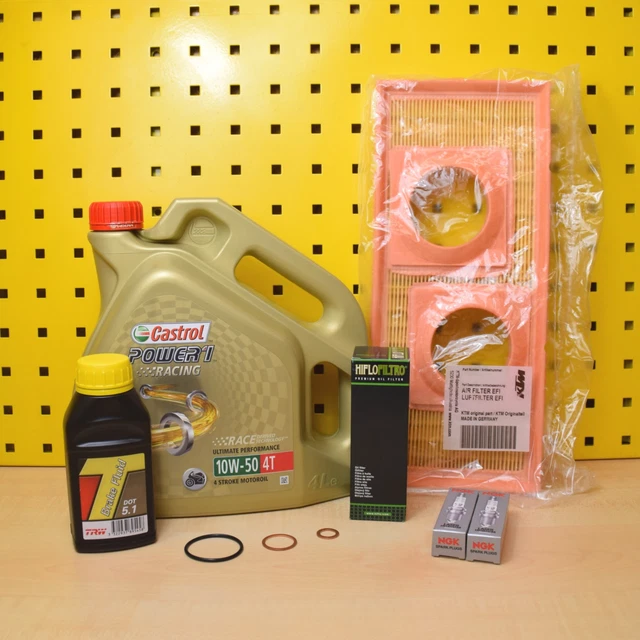 KIT SERVICE ORIGINAL Filtre à Air Bougies Huile Pour : KTM 990