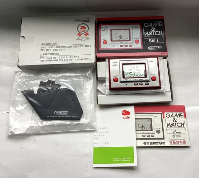 CLUB NINTENDO GAME & Watch Ball Handheld brand new never opened