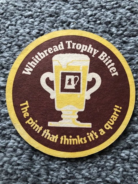 Vintage Weißbrot - Trophäe bitter... Katze Nr. 258 Biermatte/Untersetzer