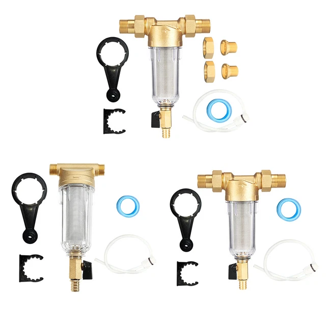 Grifos de cobre filtro de agua electrodomésticos pre-agua suministros de grifo cocina doméstica