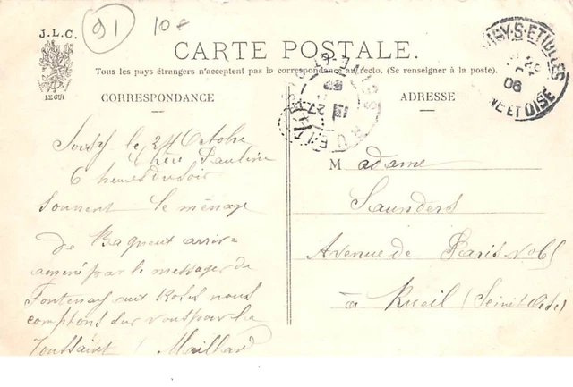 91. n°206189. beisy under ethiolles. avenue chevalier 2