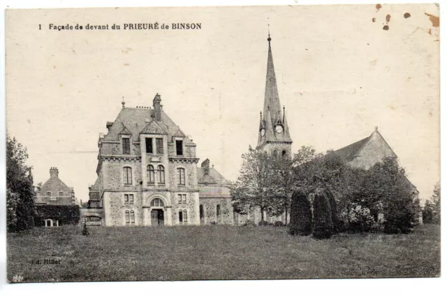 PORT A BINSON - Marne - CPA 51 - le Prieuré de Binson 10
