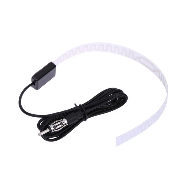 1x 12V Car Antenna Hidden Radio Amplifier Stereo FM/AM Receiver Aerial Universal