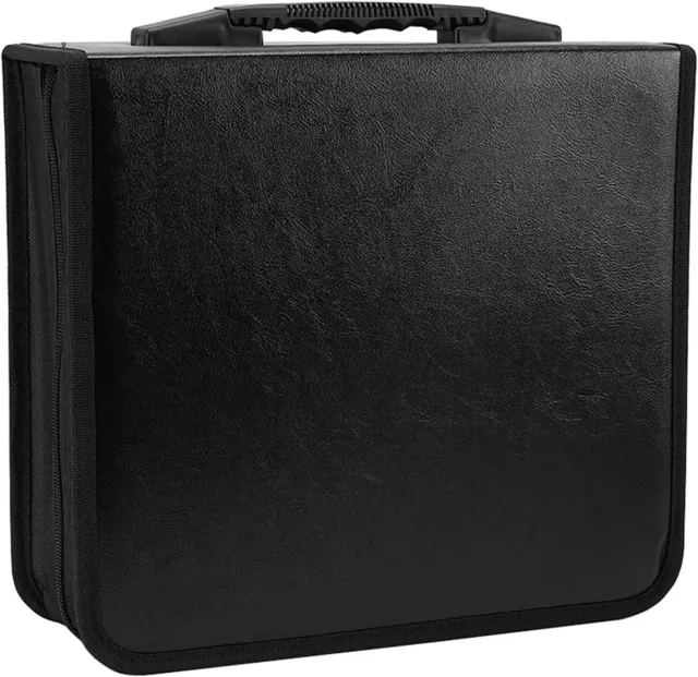 400 Disc CD DVD Bluray Storage Holder Solution Binder Sleeves Carrying Case 2