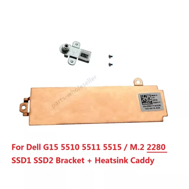 2280 M.2 SSD Heatsink Cover Bracket Holder 26X1Y for Dell G15 5510 5511 5515