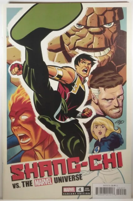 💥 Shang-Chi #4 Nm- Michael Cho 1:50 Variant 2021 Vs The Marvel Universe #130 Ff