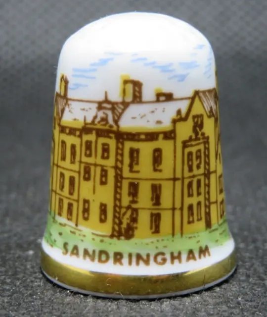 Caverswall England Thimble Collection - Sandringham