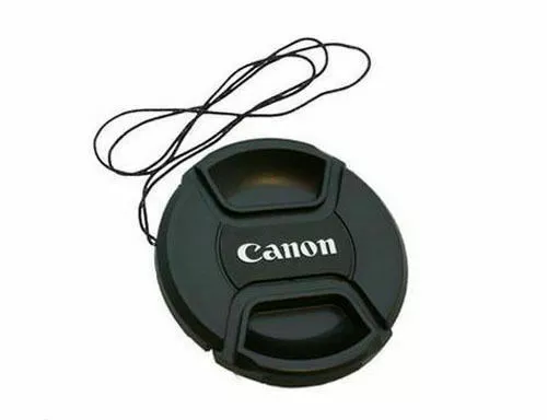 Canon Lens Caps - 49, 52, 55, 58, 62, 67, 72,77, 82mm Snap-on