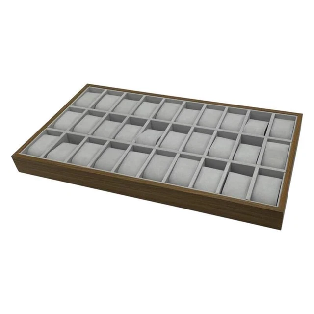 30-Slot Stackable Watch Drawer Organizer - Neatly Store For Bangle Watches