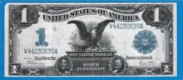 1899 $1 Silver Certificate-Black Eagle,FR 236,Circ VF,Nice!
