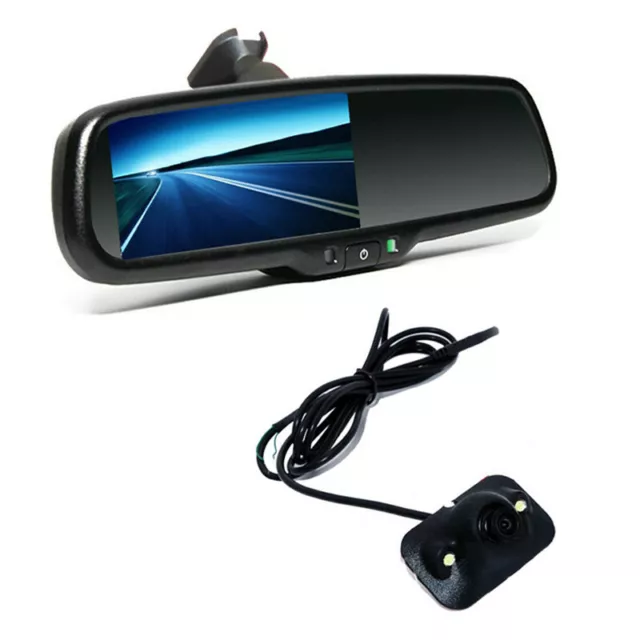 4.3" Auto Dimming TFT LCD Display Screen Rear View Mirror Monitor Rear Camera zy