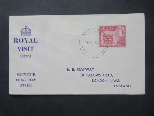 1953 Fiji Royal Visit First Day Cover