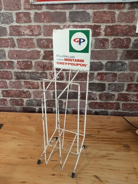 Présentoir Vintage En Carton Pour Leurres De Pêche - Années 70 MIMICRY, BRETTON, MEPPS, PEZON