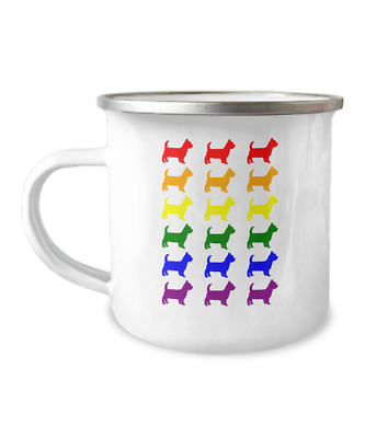 Yorkshire Terrier Camping Mug - Yorkshire Terrier  LGBTQ Love Rainbow Pride Mug