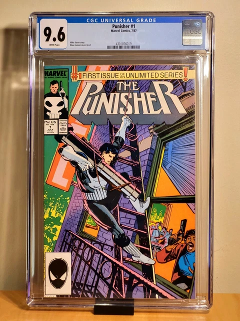 The Punisher #1 1987  □ CGC 9.6 NM+ WHITE Pages 4301076019