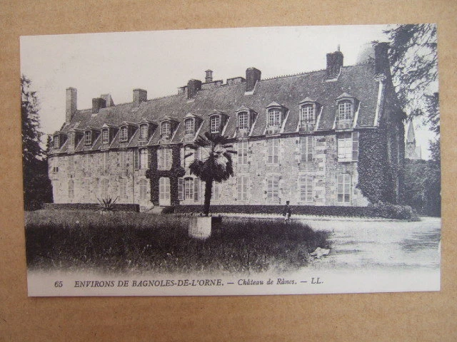 Cpa Environs De Bagnoles De L'orne (61 Orne) Chateau De Ranes