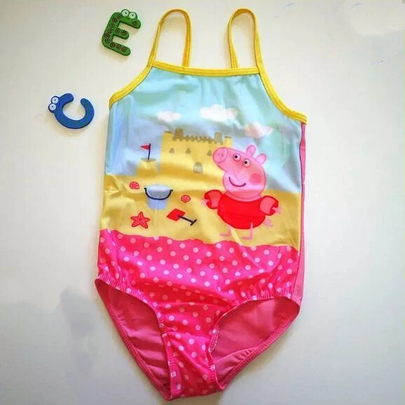 Peppa Pig Baby Toddler Girls Kids Swimwear Swimsuit Swimmer Bathers Togs GIFT