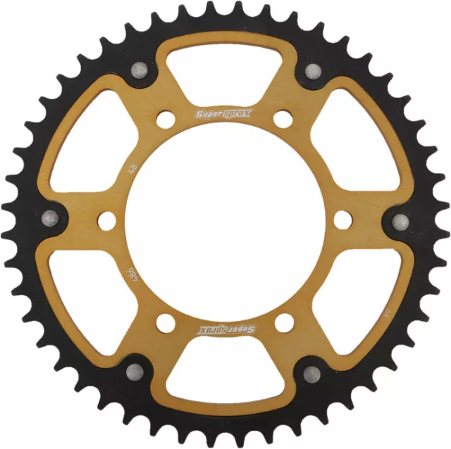 Supersprox Rear Stealth Sprocket Gold 48T RST-486-48-GLD