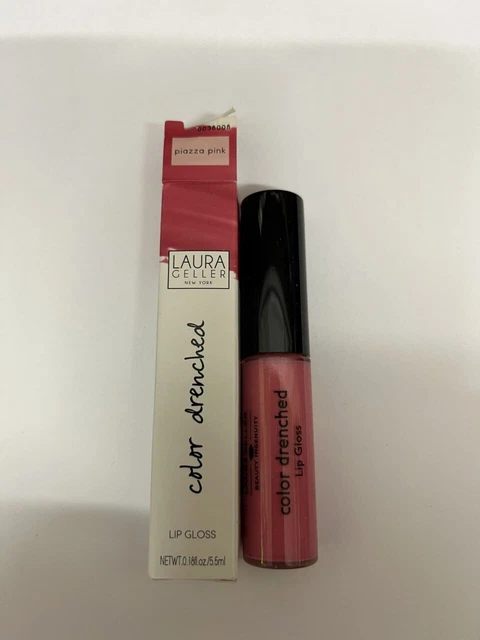12 X Laura Geller  Color Drenched  Lip Gloss Shade- Piazza Pink - Wholesale Lot