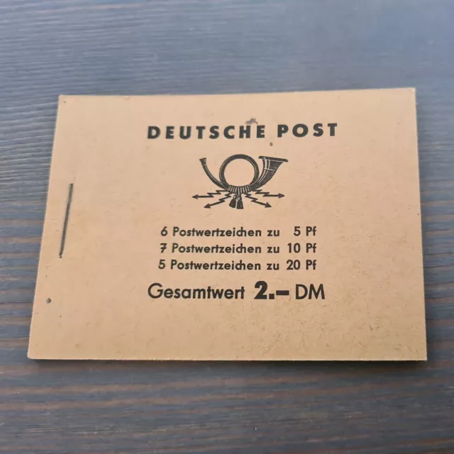 Markenheftchen DDR Deutsche Post Postfrisch