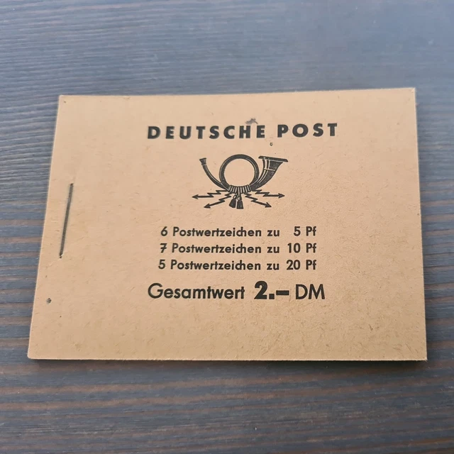 Markenheftchen DDR Deutsche Post Postfrisch