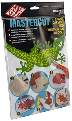 ESSDEE Bloc de Sculpture Mastercut 300 x 200 x4 mm (Paquet de 2 Blocs)