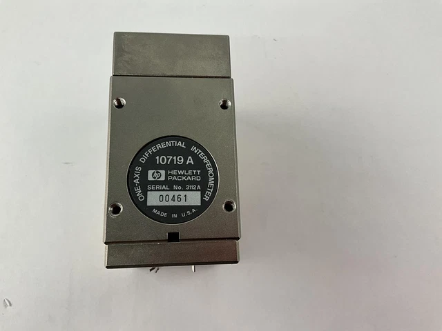 Hewlett Packard 10719 A One Axis Differntial Interferometer