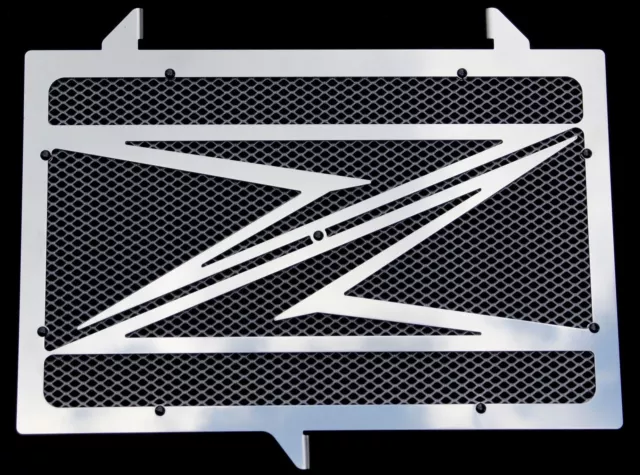 cache / Grille de radiateur Kawasaki Z750 07>12 design "Z" + grill.alu