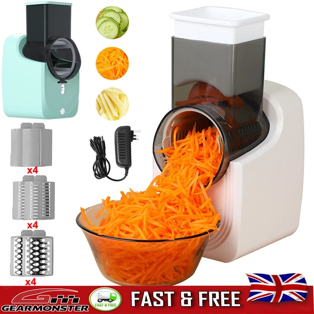 ELECTRIC SALAD SLICER Fruit Cutter Vegetable Cheese Grater Chopper