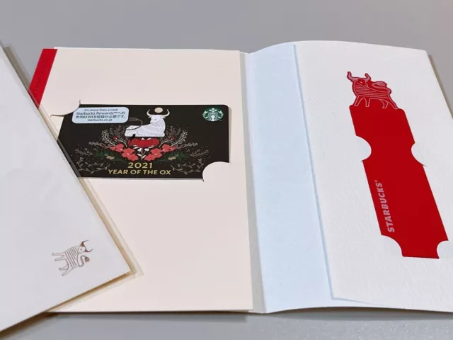 #2021 Pin Intact Starbucks Japon Année Du Bœuf Carte Livraison Gratuite