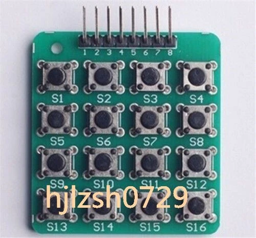 4X4 MATRIX KEYPAD Keyboard Module Mcu For Arduino Atmel Stmap S1/2 £1. ...