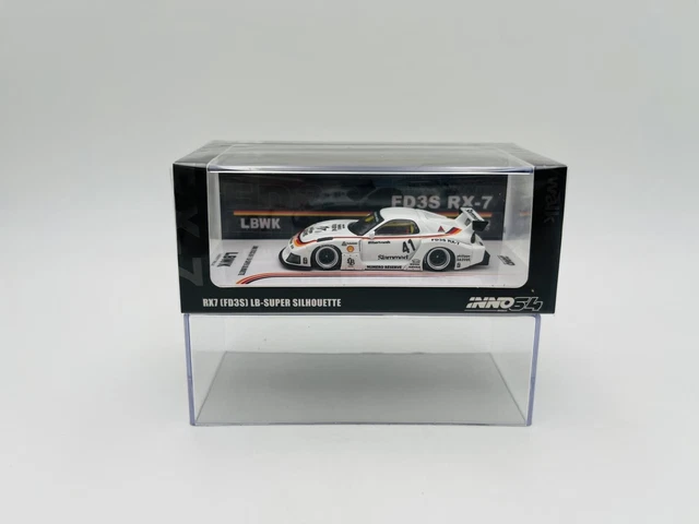 INNO MODELS 1:64 Lbwk (FD3S) Rx 7 LB Super Silhouette Blanc EUR 31,50 ...