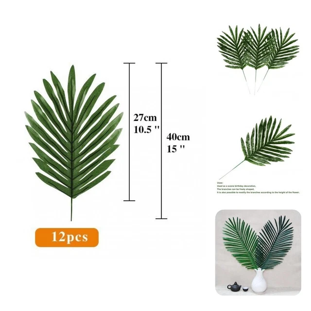 12 Piezas Planta Artificial Colores Vivos Multiusos Falsa Cícada