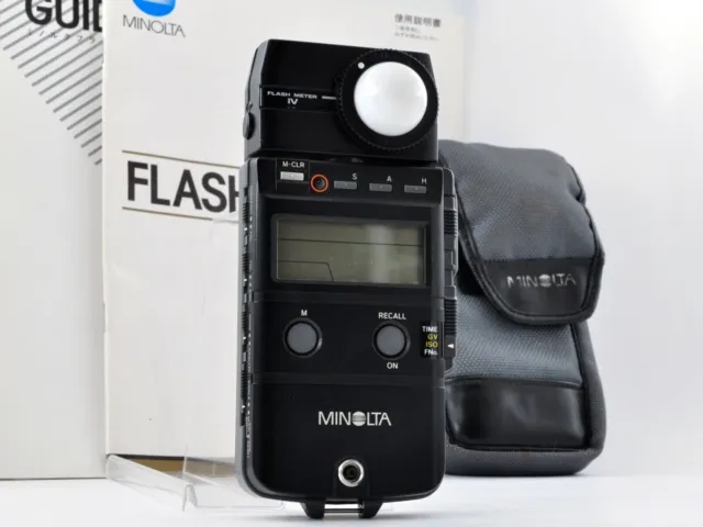 Minolta Auto Meter IV F Flash Meter /w Case Tested from Japan Exc+++++