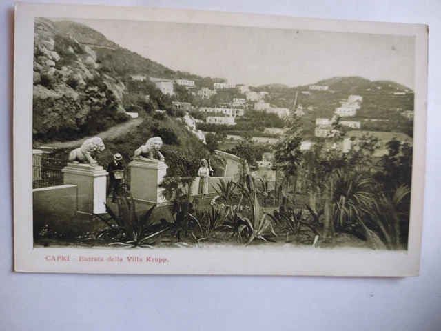 Capri - Entrata della Villa Krupp