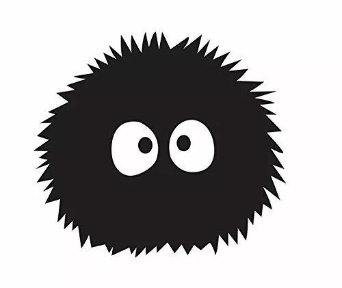 Dust Ball Soot Sprite - Vinyl Decal Sticker for Wall, Car, iPhone