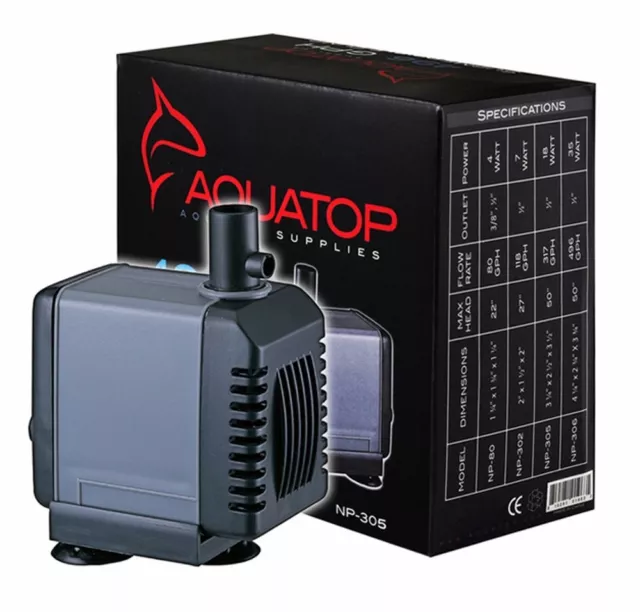 Aquatop Aquarium Submersible Water Pump NP-Series