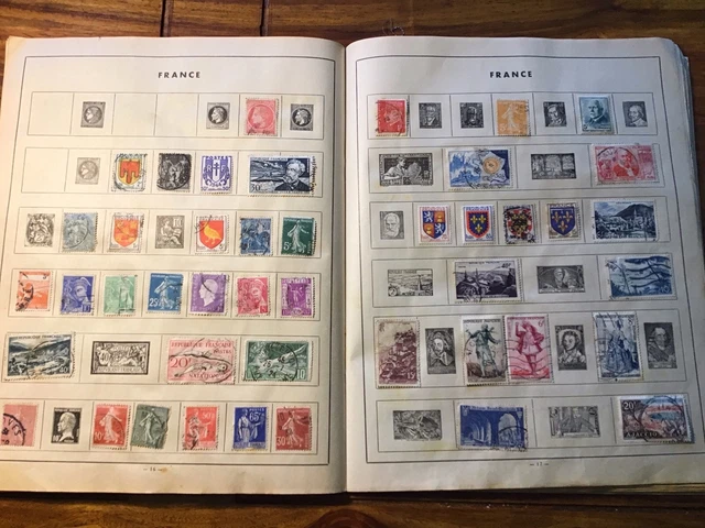 Timbre Duras ALBUM TIMBRES ANCIENS plus de 900 Timbres EUR 30,00 - PicClick FR
