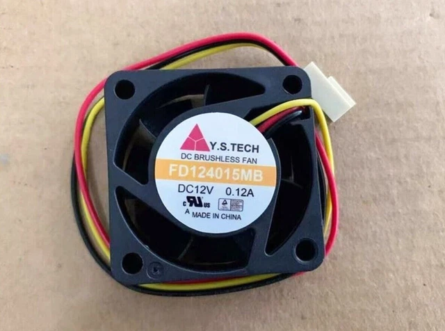 Ventola Di Raffreddamento Y.S.TECH 60x60x15 Mm DC12V 0,22A 2 Pin – Aperta Ma Mai Usata