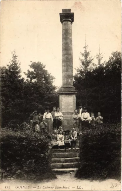 CPA GUINES La Colonne Blanchard (405129)