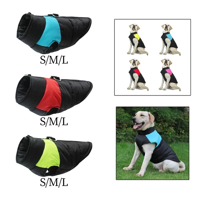 Dog Coat Vest Windproof Comfortable Cold Weather Pets Apparels Dogs Warm Puppy