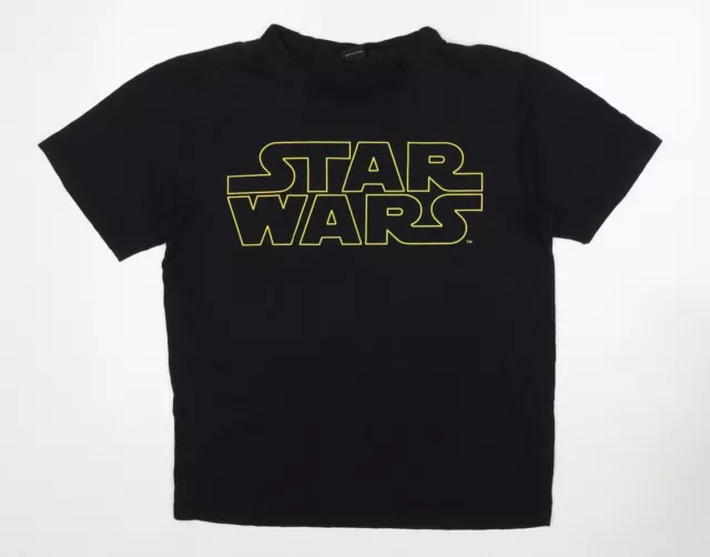 Camiseta Star Wars para Hombre Negro Algodón Talla M Cuello Redondo