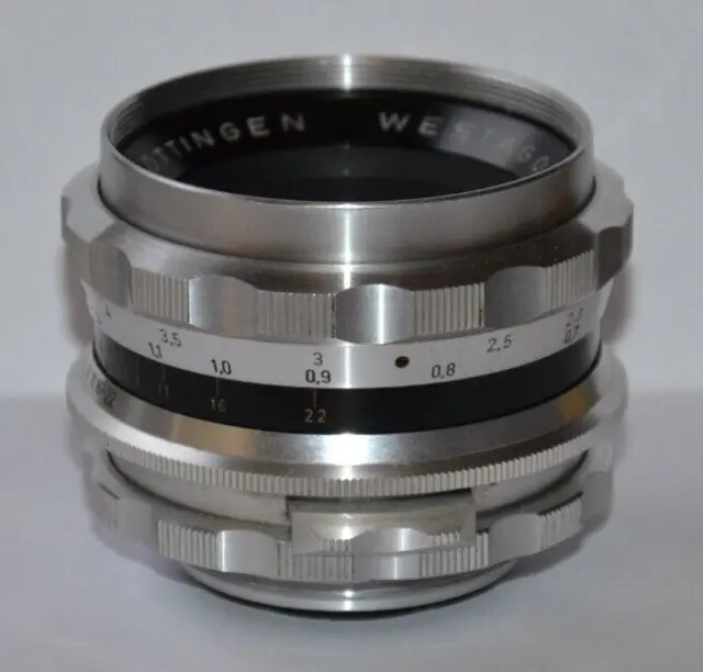 ISCO-GÖTTINGEN WESTAGON 1:2/50 Kamera Objektiv Camera Lens No. 416499 M42